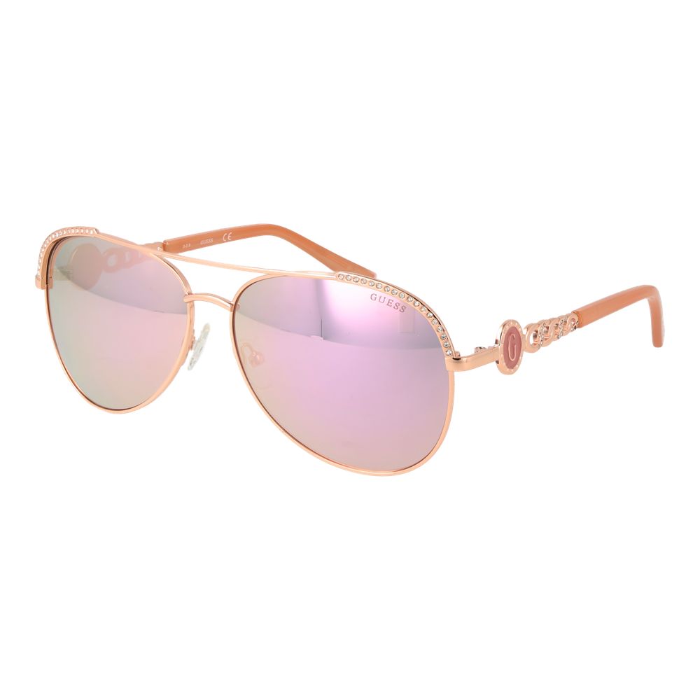 Guess Rose Gold Women Sunglasses