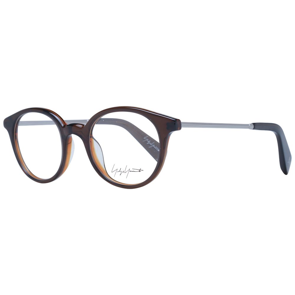 Yohji Yamamoto Brown Unisex Optical Frames