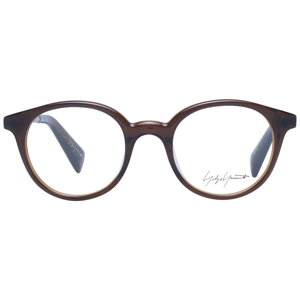 Yohji Yamamoto Brown Unisex Optical Frames