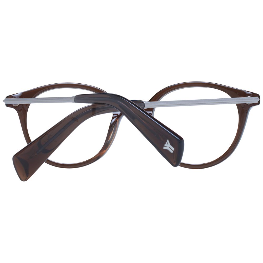 Yohji Yamamoto Brown Unisex Optical Frames