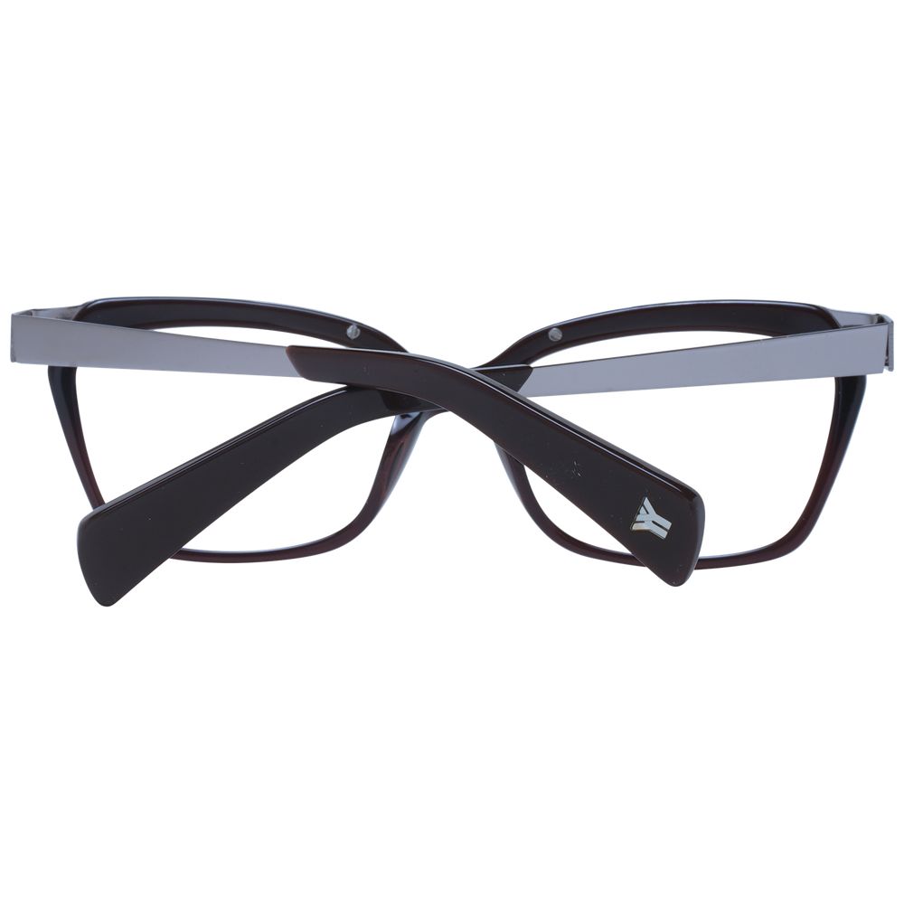 Yohji Yamamoto Brown Unisex Optical Frames