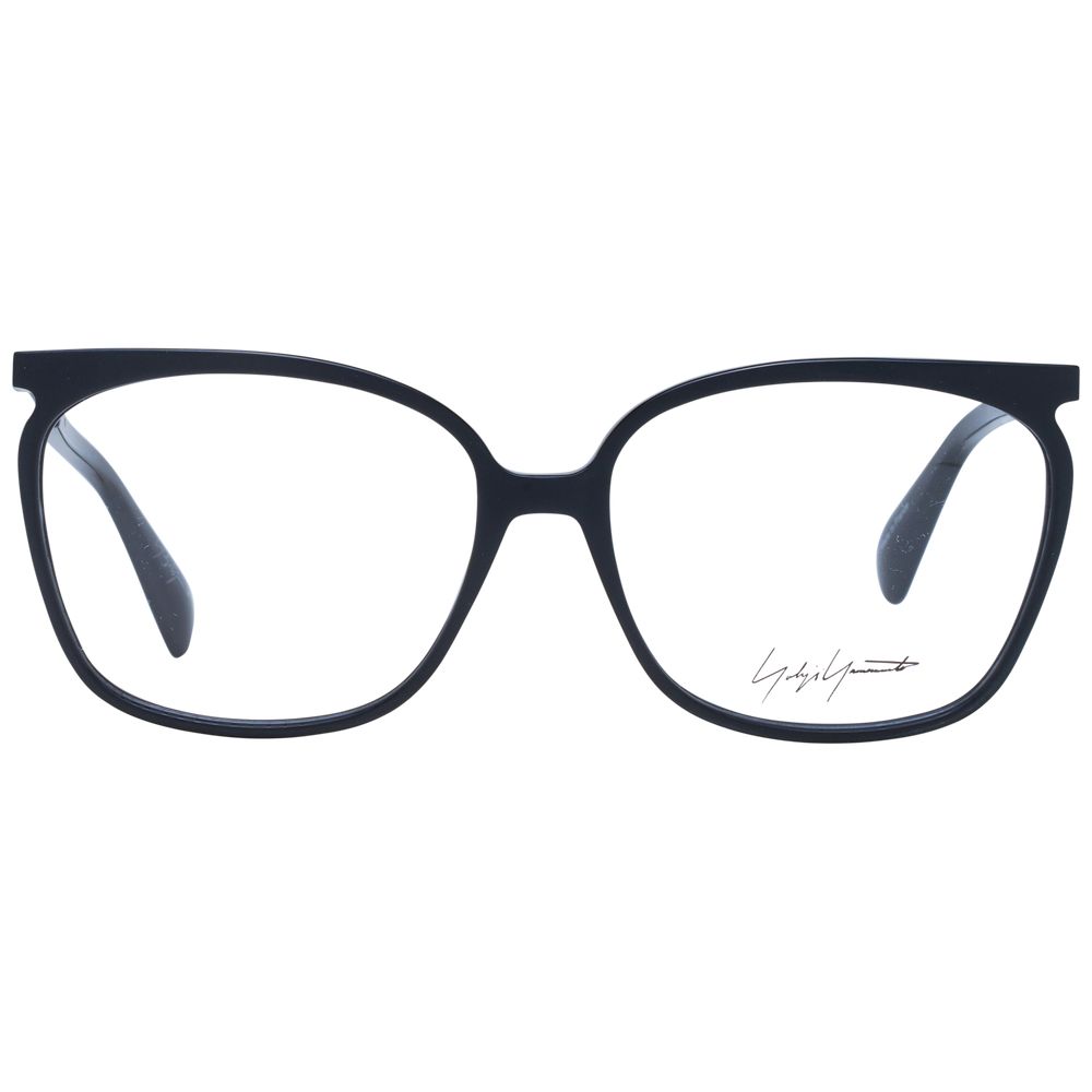 Yohji Yamamoto Black Unisex Optical Frames