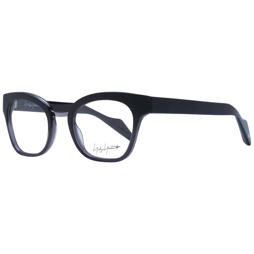 Yohji Yamamoto Black Unisex Optical Frames