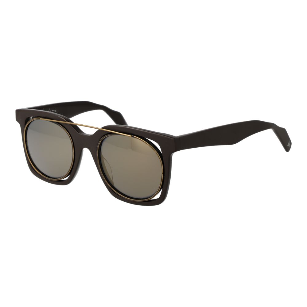 Yohji Yamamoto Brown Unisex Sunglasses