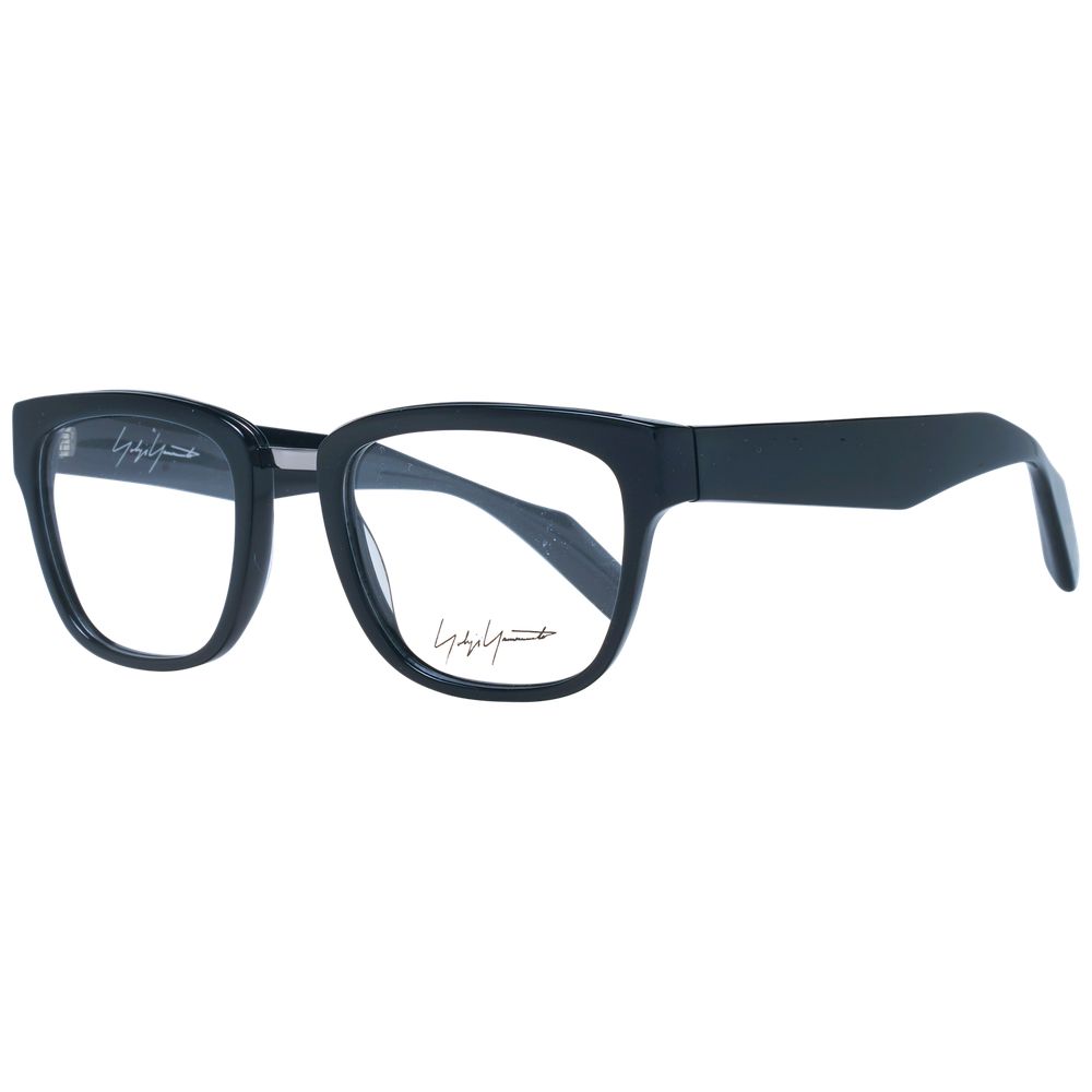 Yohji Yamamoto Black Unisex Optical Frames
