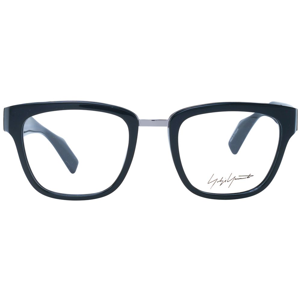 Yohji Yamamoto Black Unisex Optical Frames