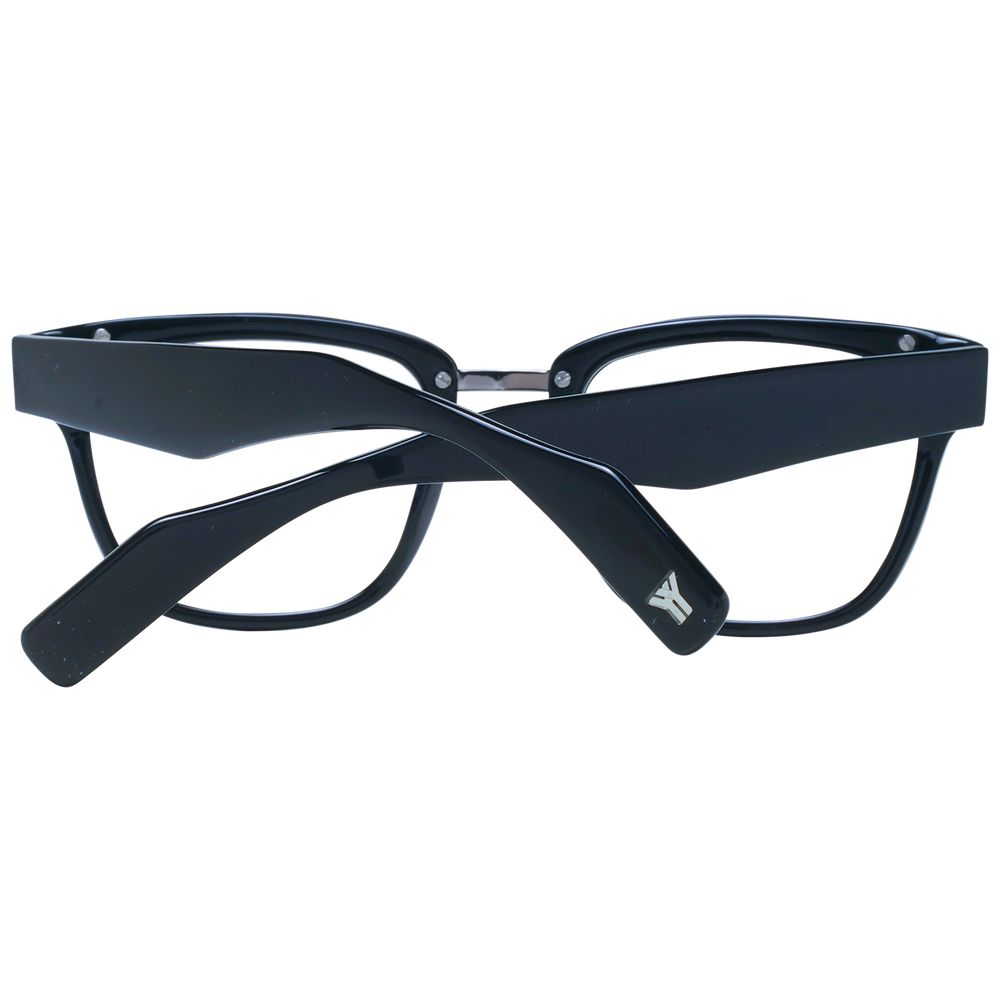 Yohji Yamamoto Black Unisex Optical Frames