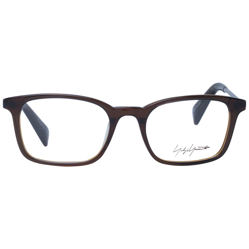 Yohji Yamamoto Brown Unisex Optical Frames