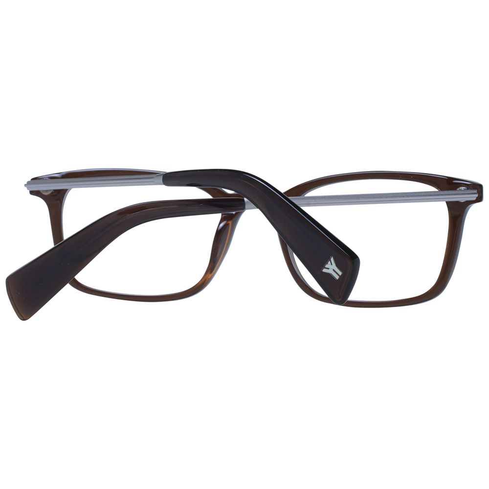 Yohji Yamamoto Brown Unisex Optical Frames