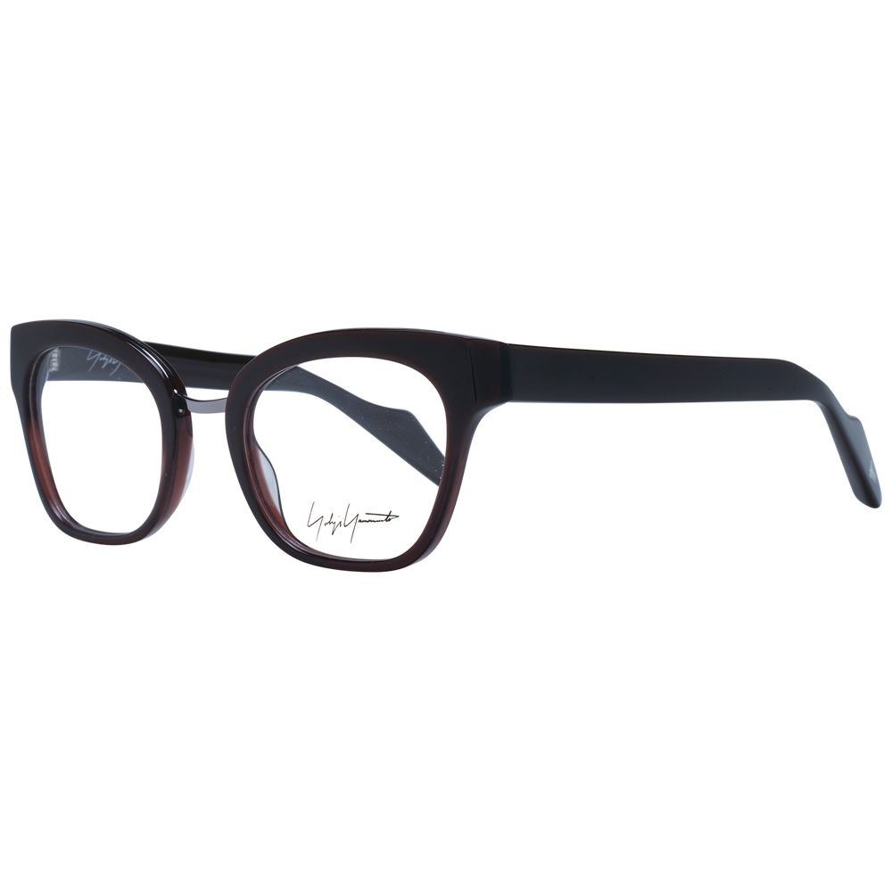 Yohji Yamamoto Brown Unisex Optical Frames