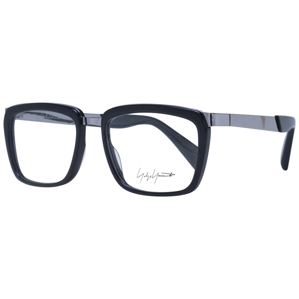 Yohji Yamamoto Black Unisex Optical Frames