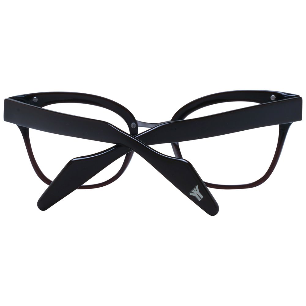 Yohji Yamamoto Brown Unisex Optical Frames
