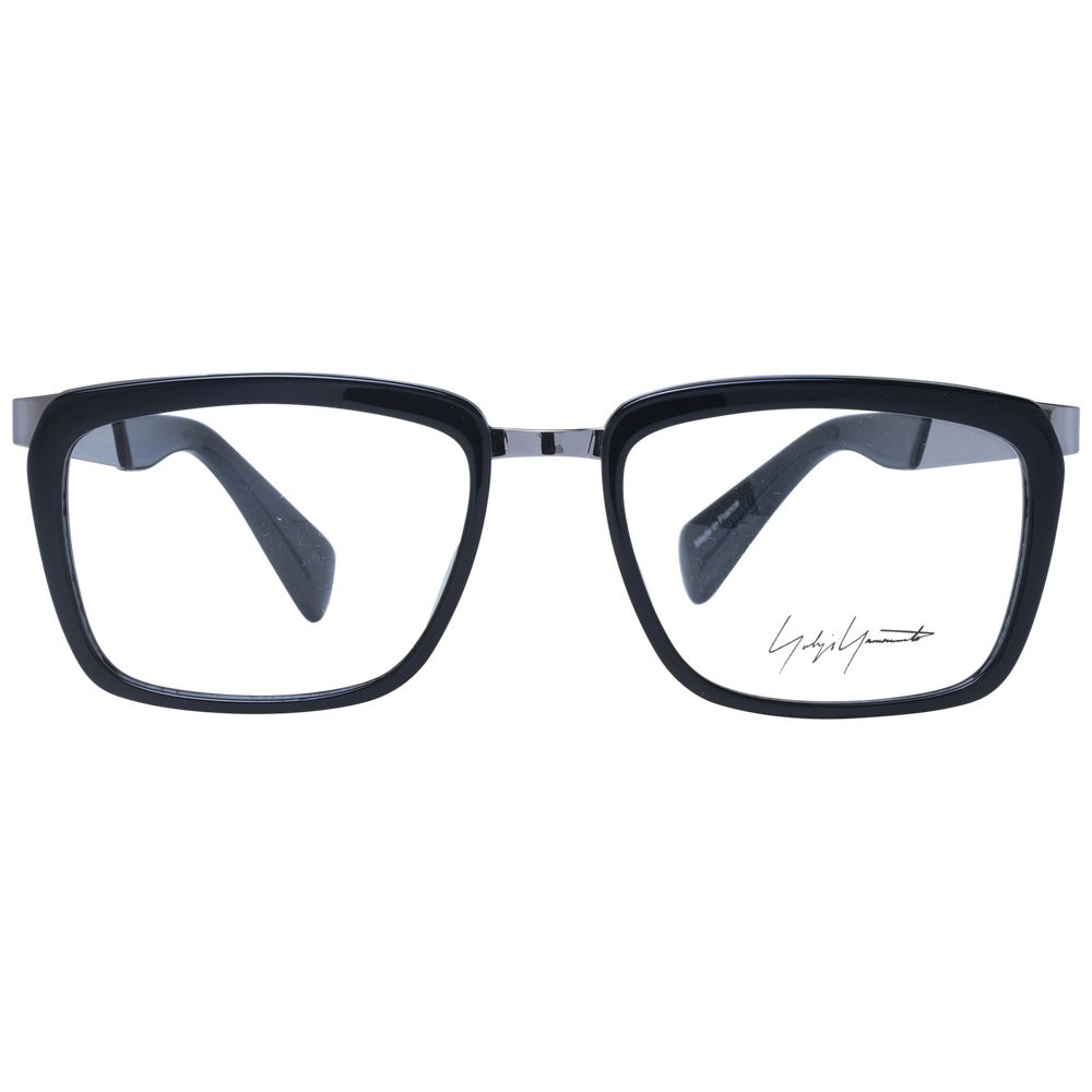 Yohji Yamamoto Black Unisex Optical Frames