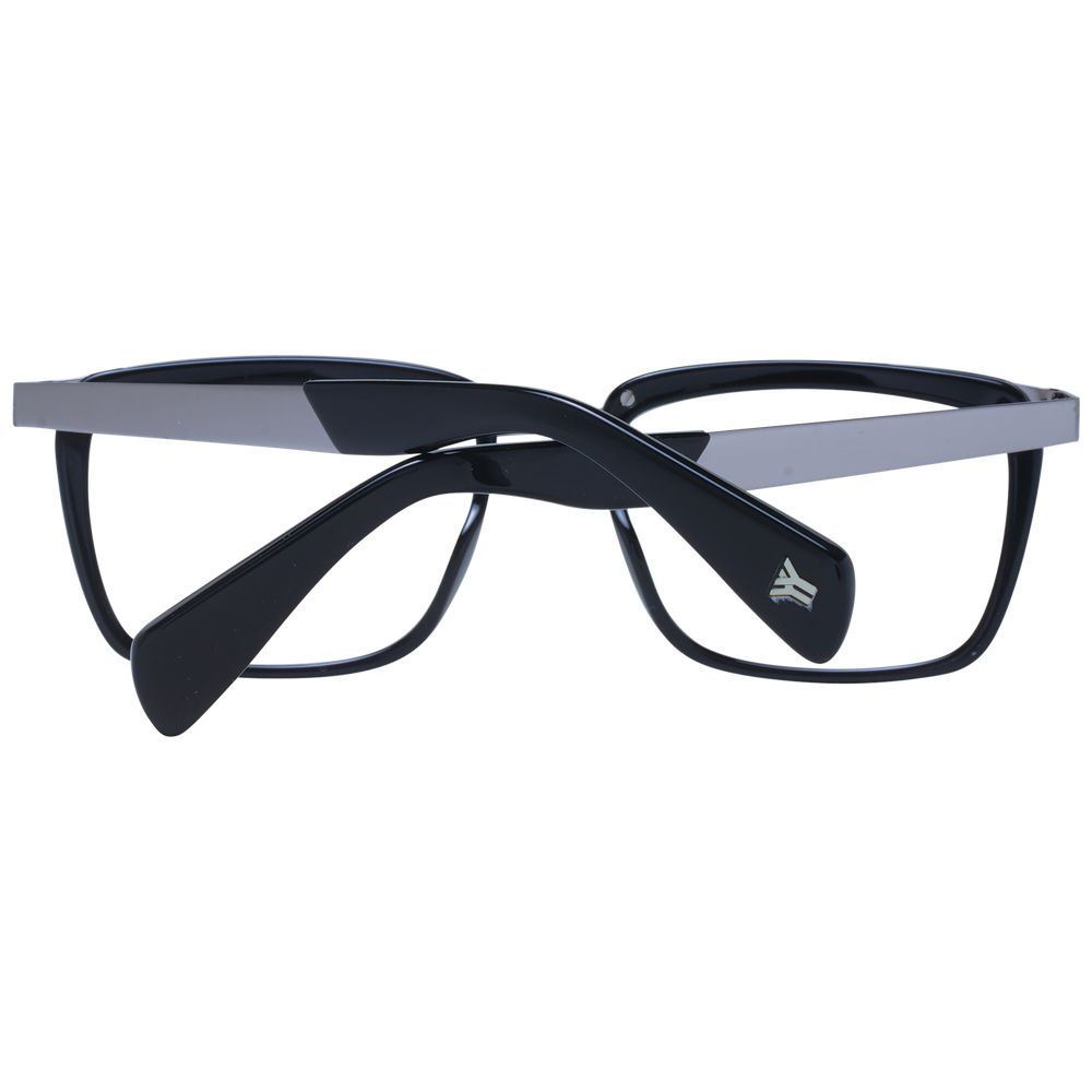 Yohji Yamamoto Black Unisex Optical Frames