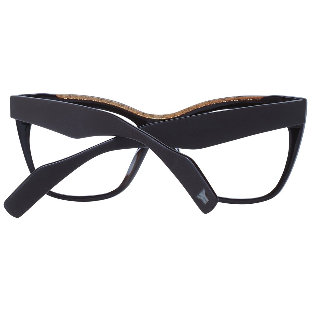 Yohji Yamamoto Brown Unisex Optical Frames