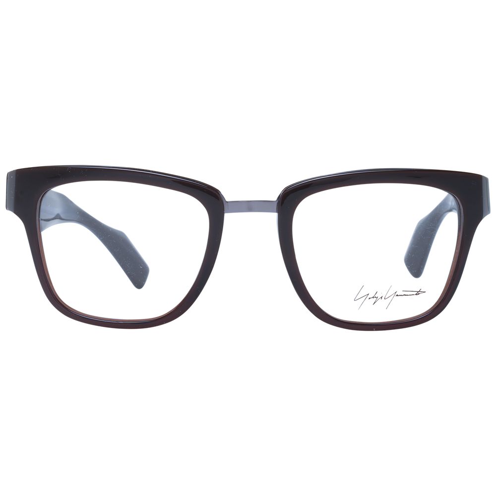 Yohji Yamamoto Brown Unisex Optical Frames