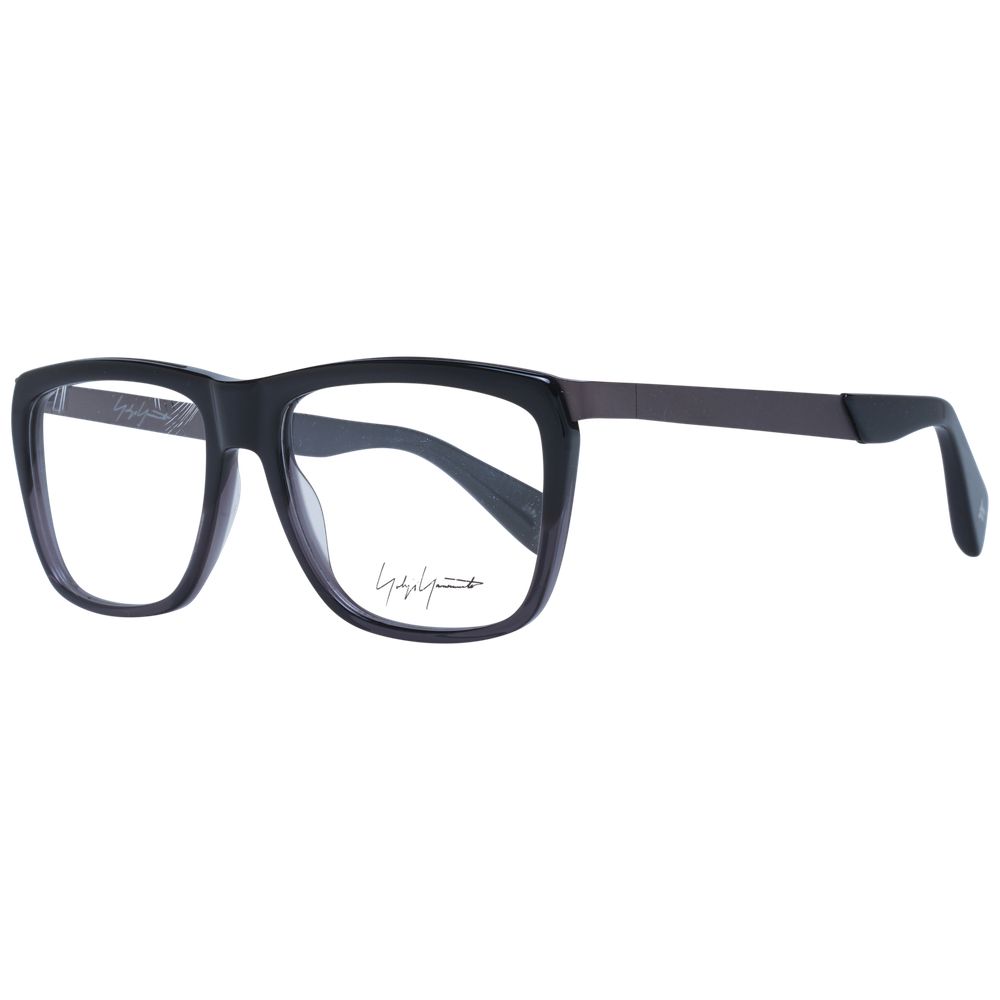 Yohji Yamamoto Black Unisex Optical Frames