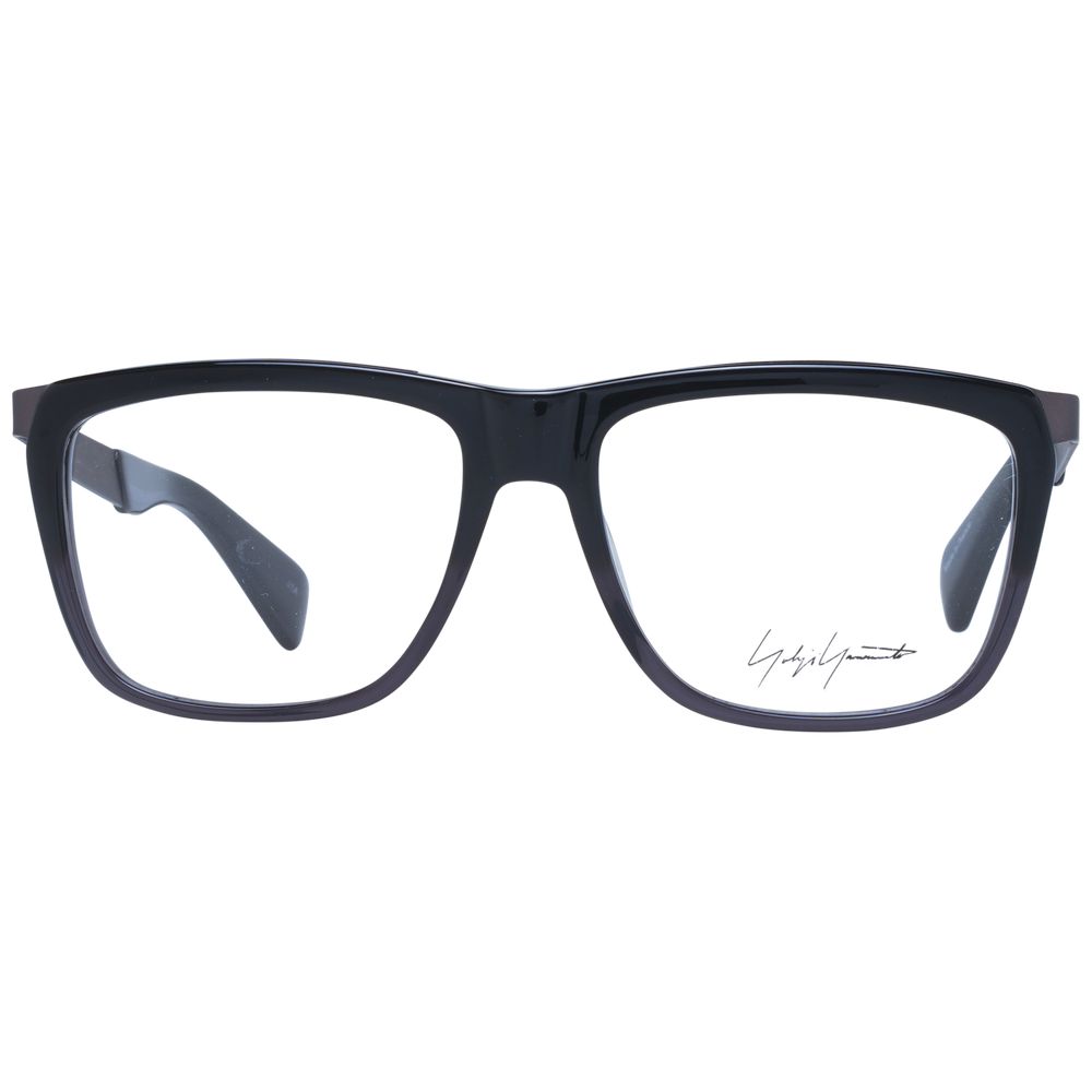 Yohji Yamamoto Black Unisex Optical Frames
