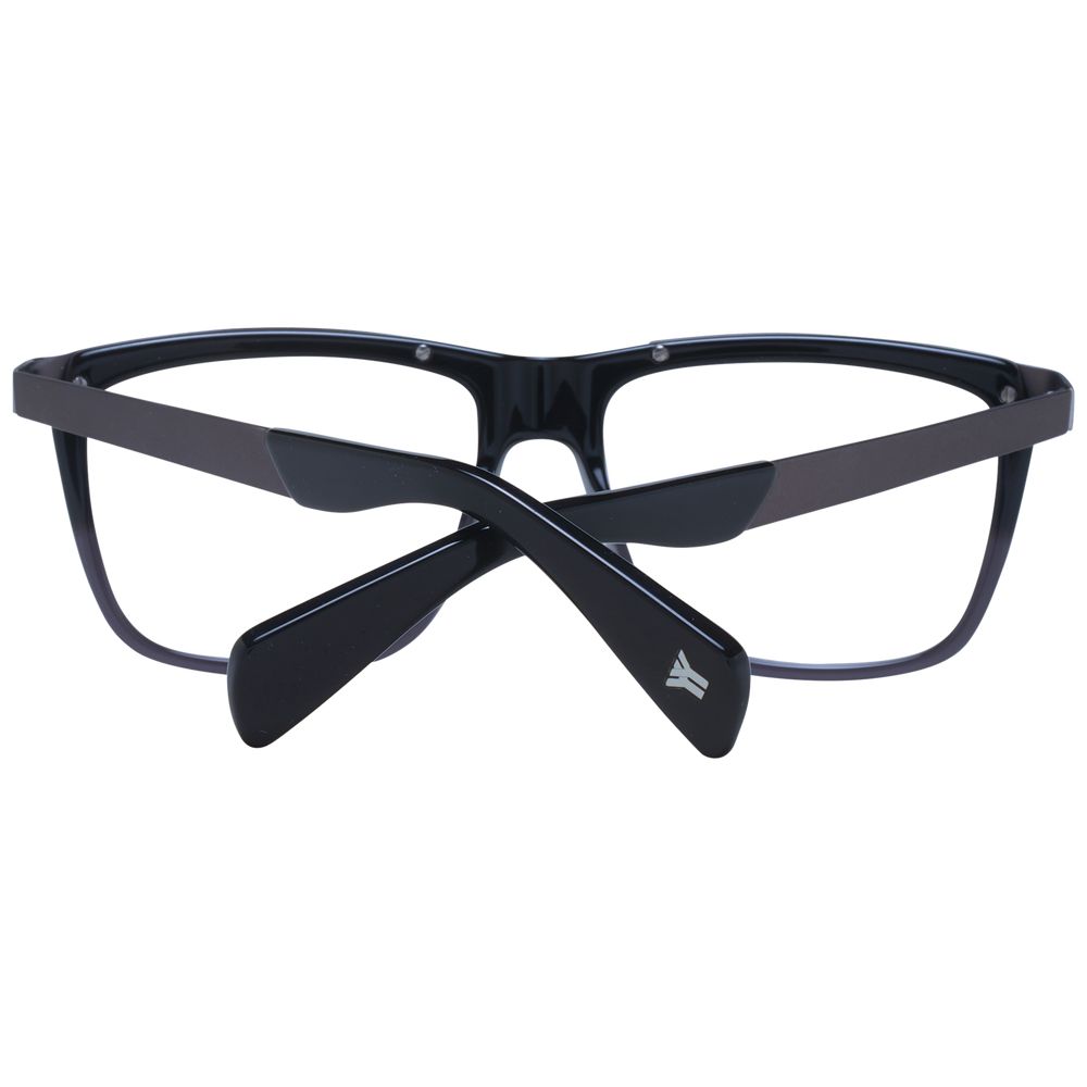 Yohji Yamamoto Black Unisex Optical Frames