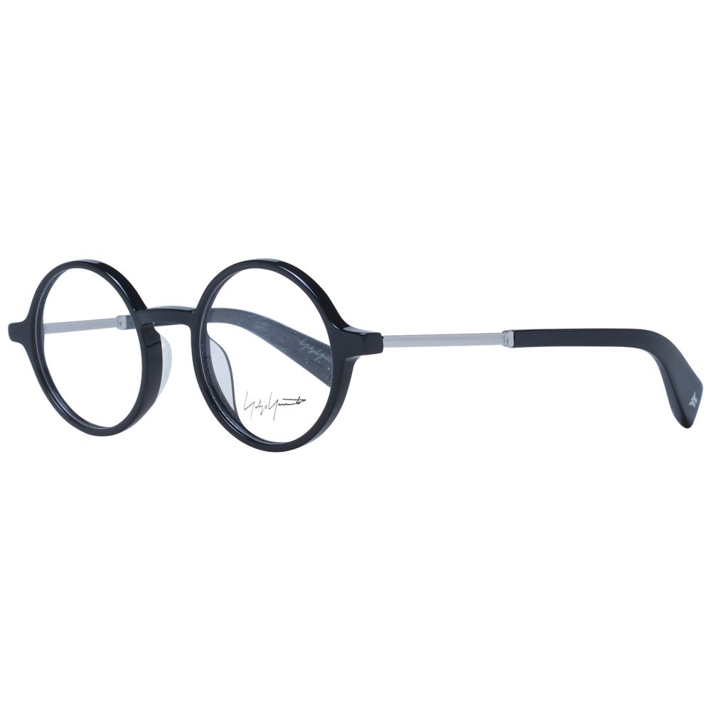 Yohji Yamamoto Black Unisex Optical Frames