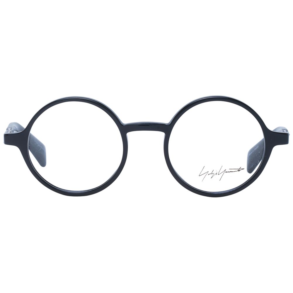 Yohji Yamamoto Black Unisex Optical Frames