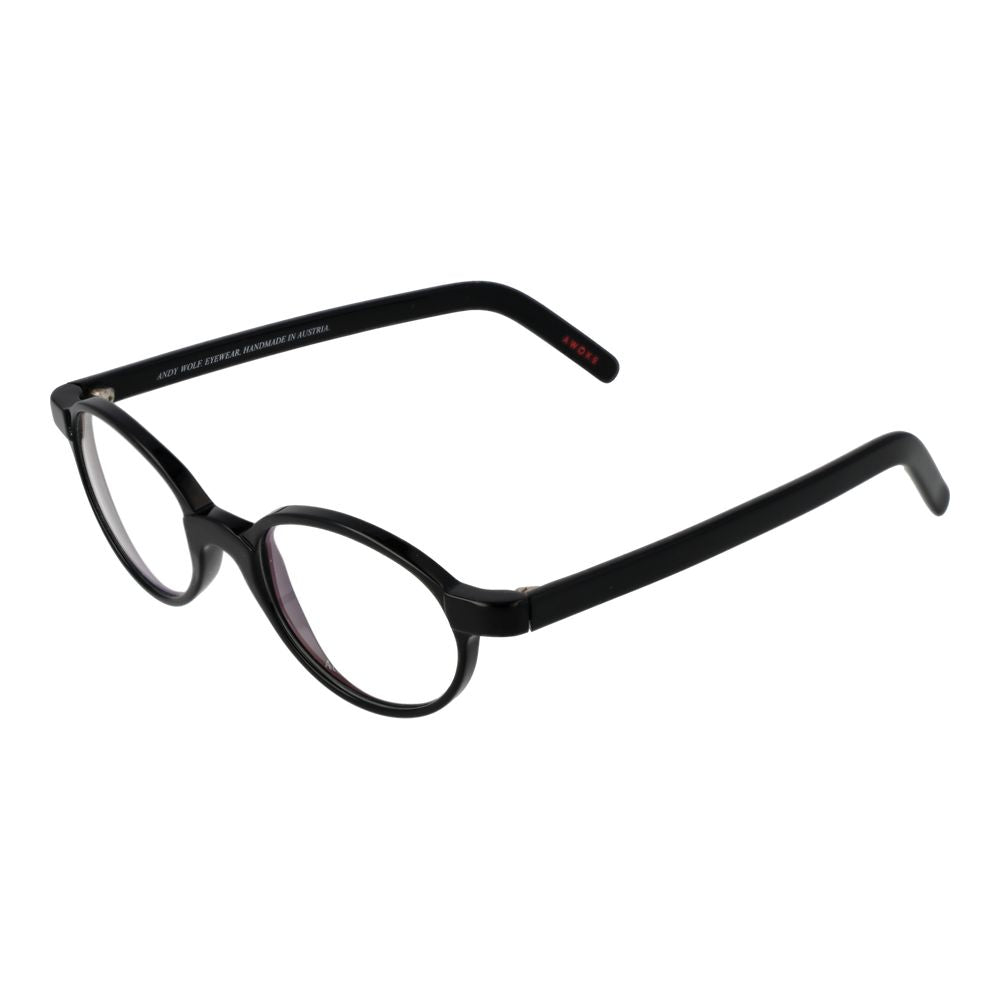Andy Wolf Black Unisex Optical Frames