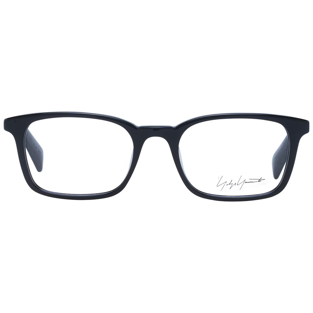 Yohji Yamamoto Black Unisex Optical Frames