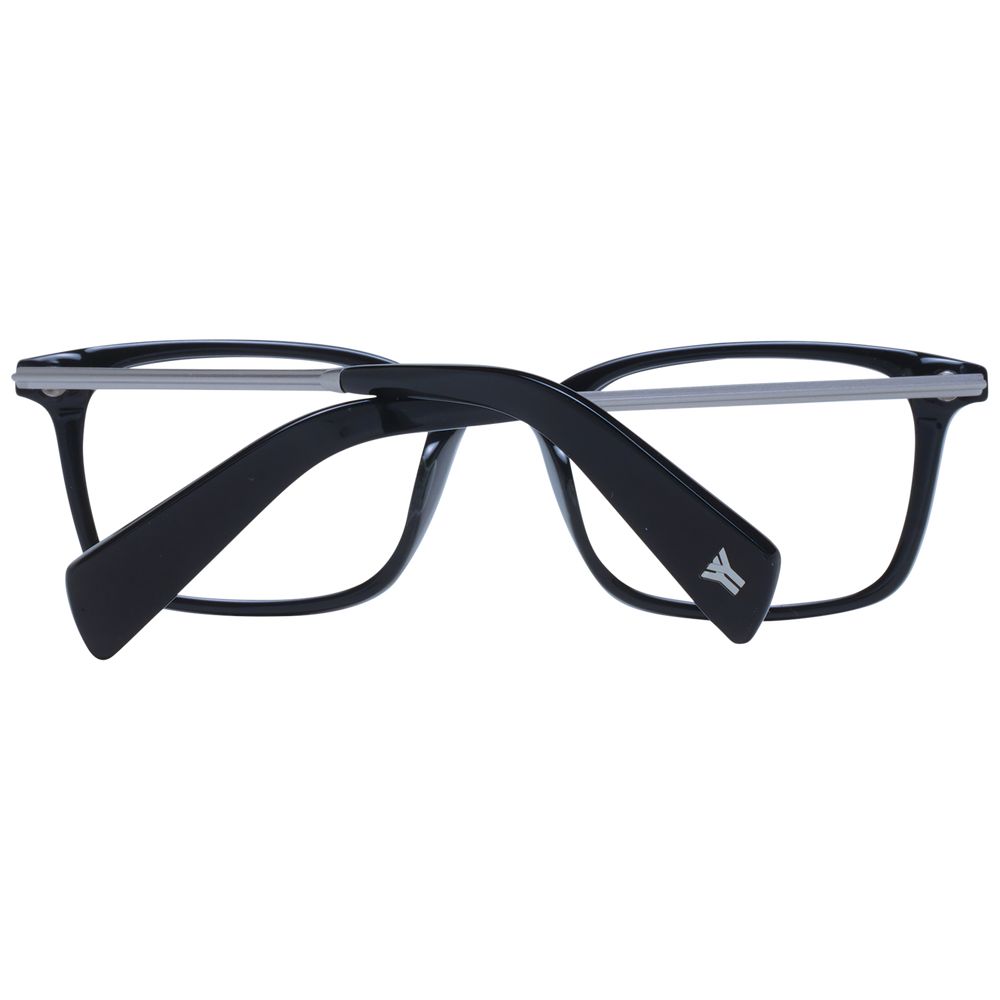 Yohji Yamamoto Black Unisex Optical Frames