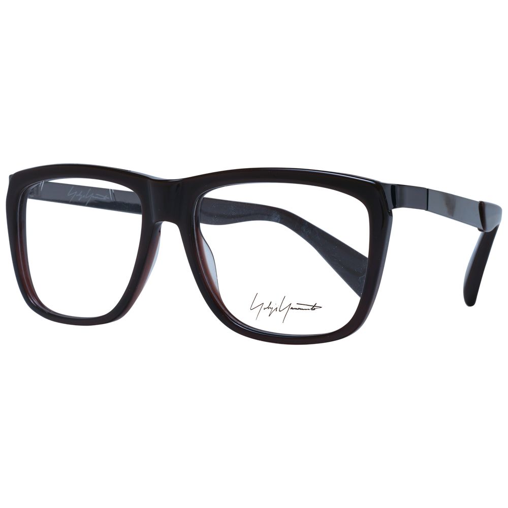 Yohji Yamamoto Brown Unisex Optical Frames