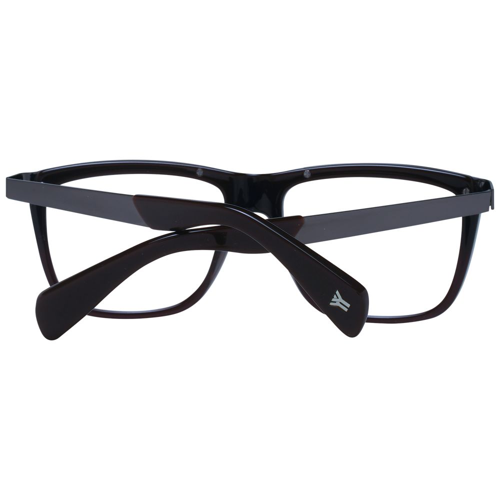 Yohji Yamamoto Brown Unisex Optical Frames