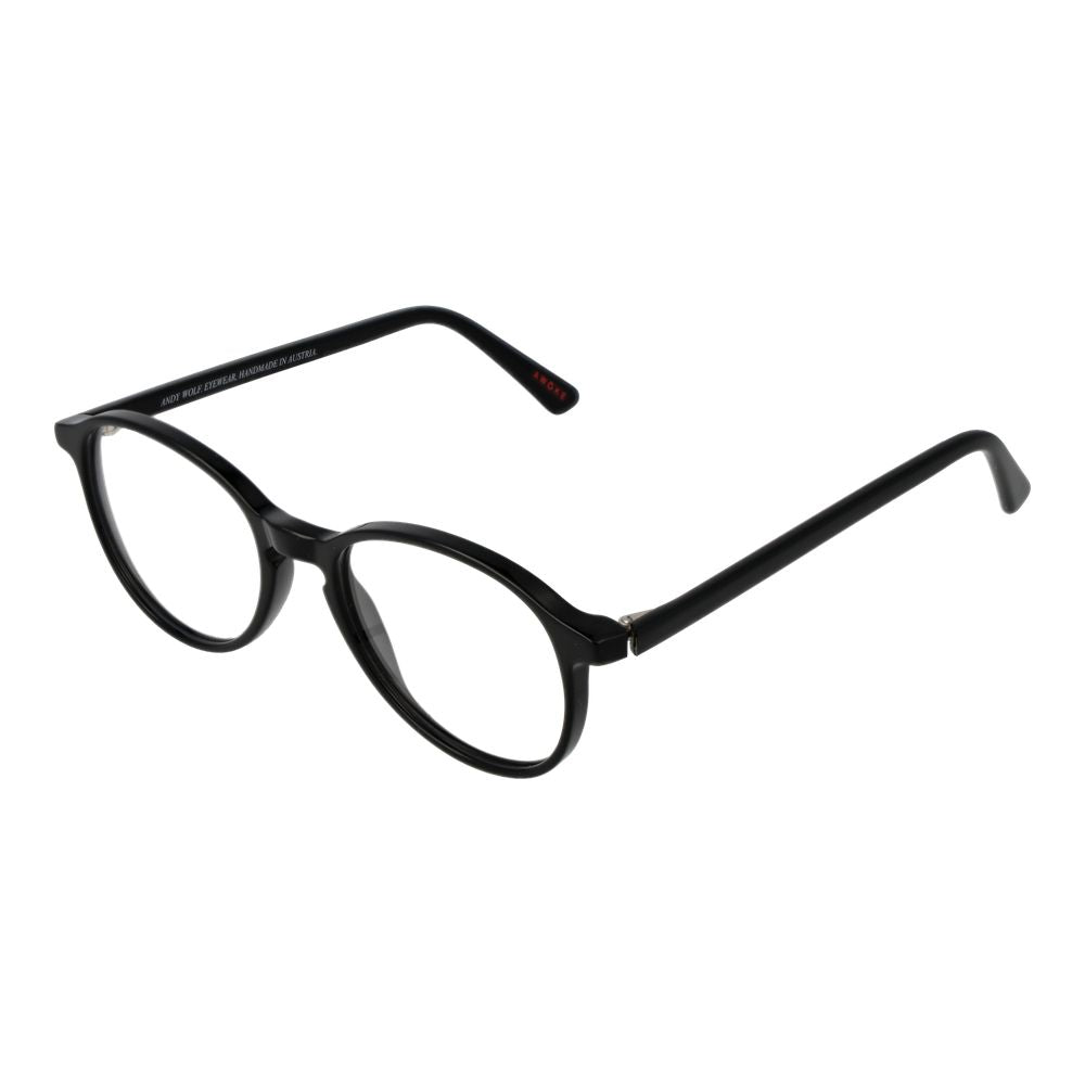 Andy Wolf Black Unisex Optical Frames