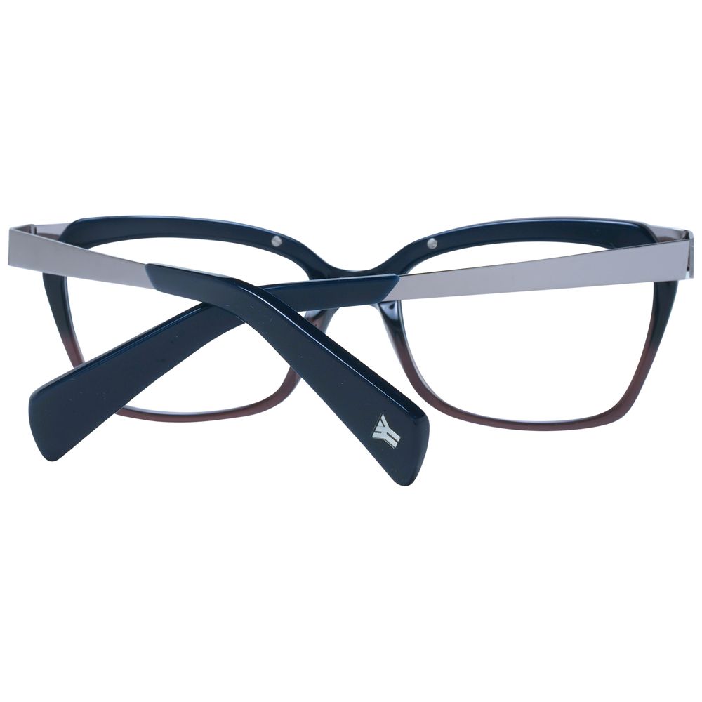 Yohji Yamamoto Blue Unisex Optical Frames