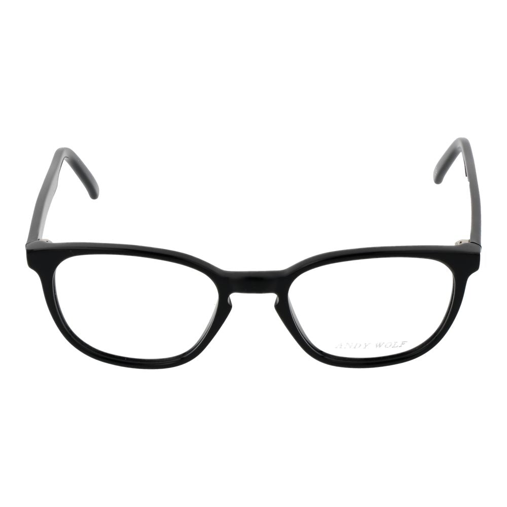 Andy Wolf Black Unisex Optical Frames