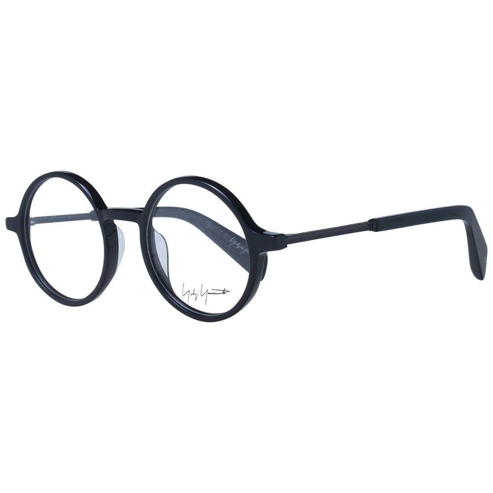 Yohji Yamamoto Black Unisex Optical Frames