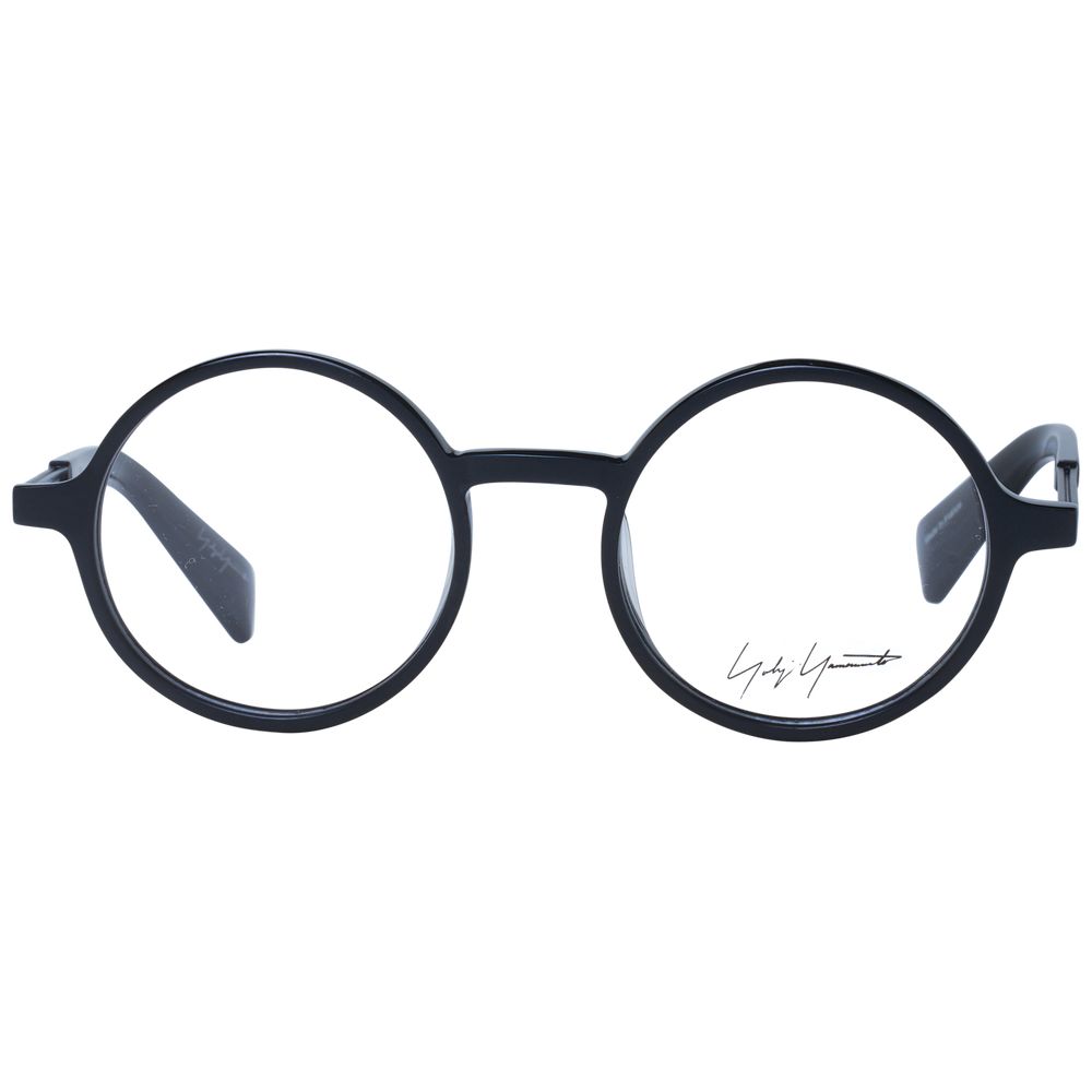 Yohji Yamamoto Black Unisex Optical Frames