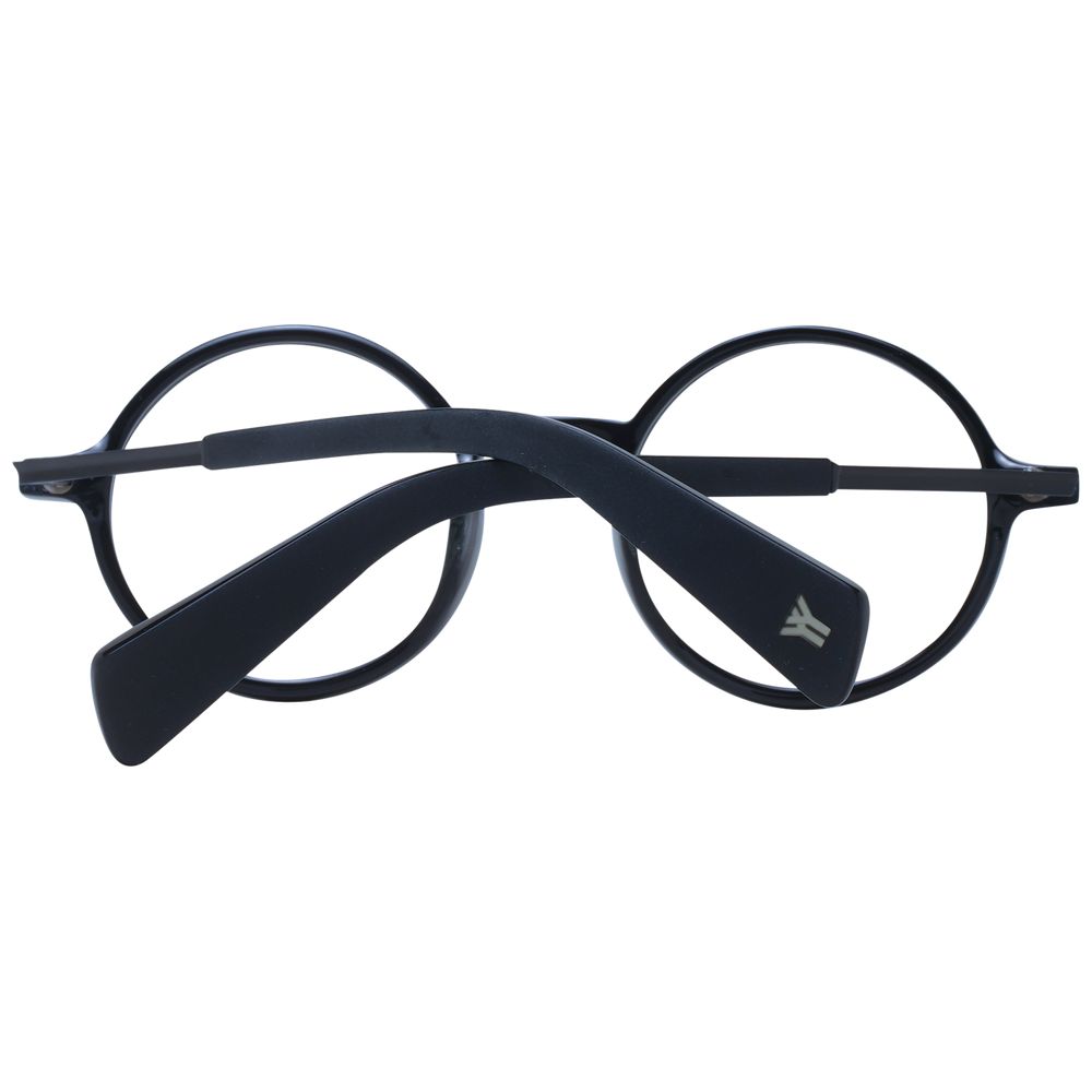 Yohji Yamamoto Black Unisex Optical Frames