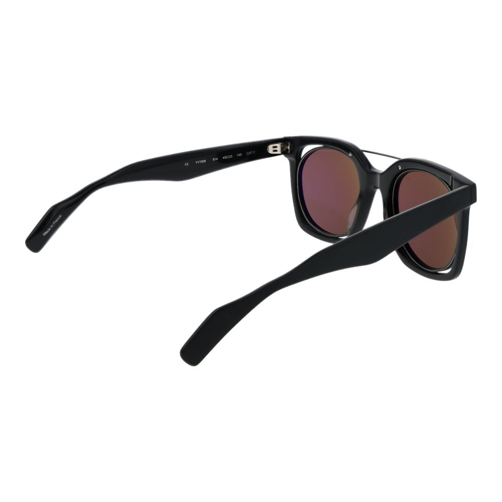 Yohji Yamamoto Gray Unisex Sunglasses