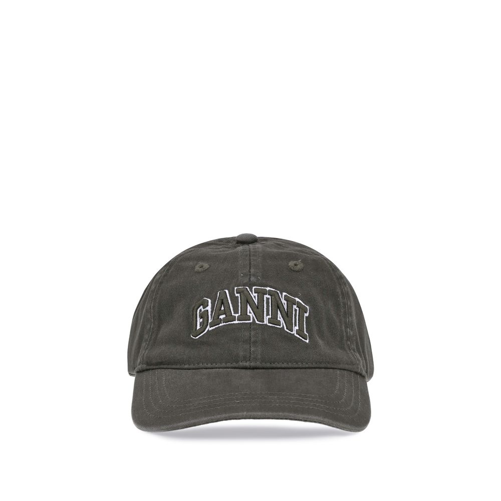 Ganni Logo Baseball Cap