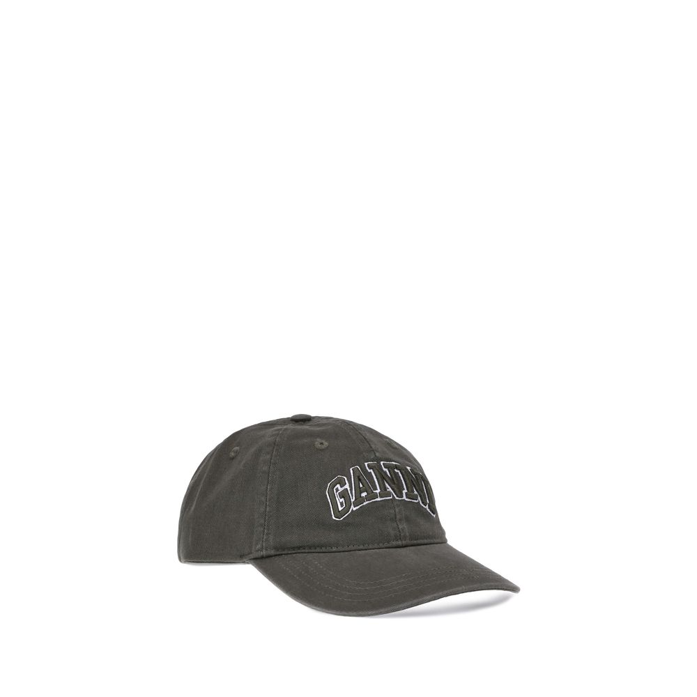 Ganni Logo Baseball Cap