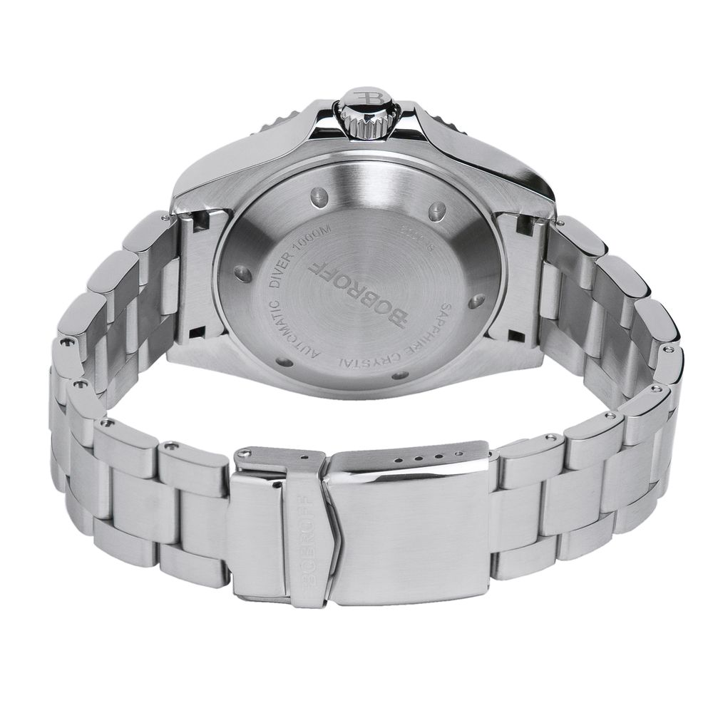 Bobroff Gray Stainless Steel Watch