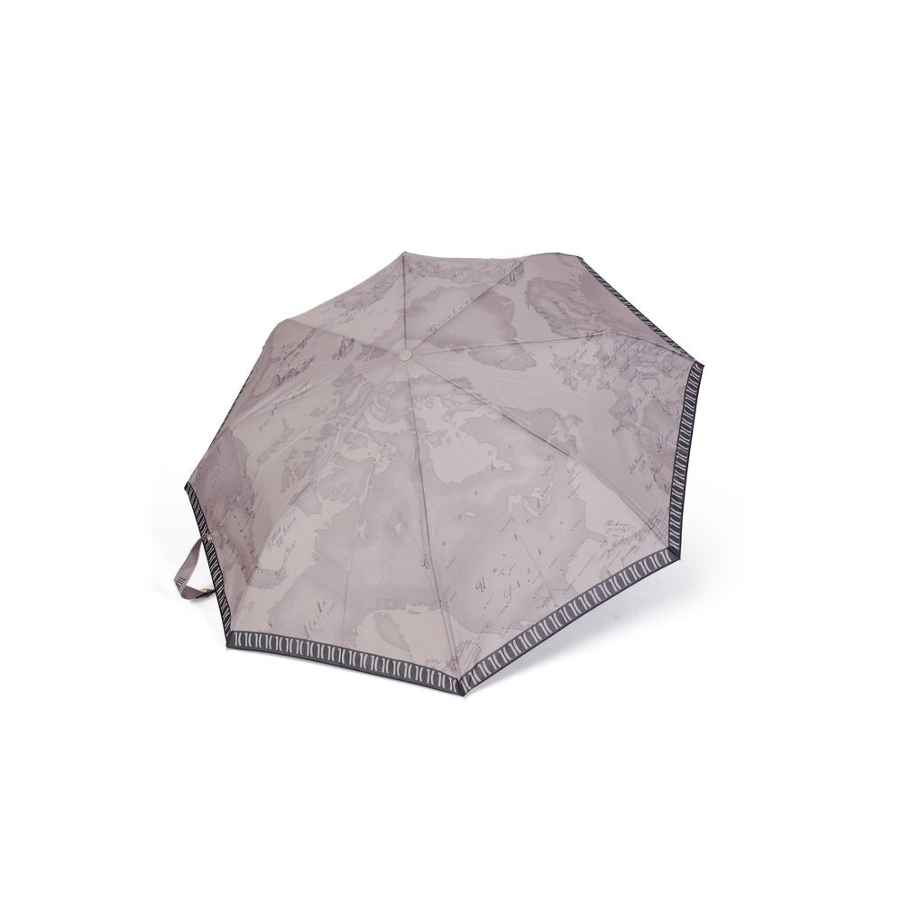 Alviero Martini Prima Classe Gray Nylon Umbrella