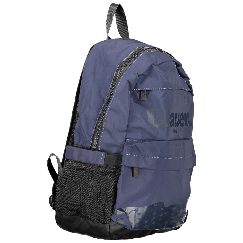 Blauer Blue Polyester Backpack