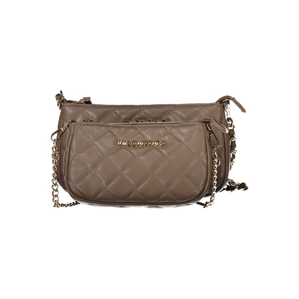 Mario Valentino Brown Polyethylene Handbag