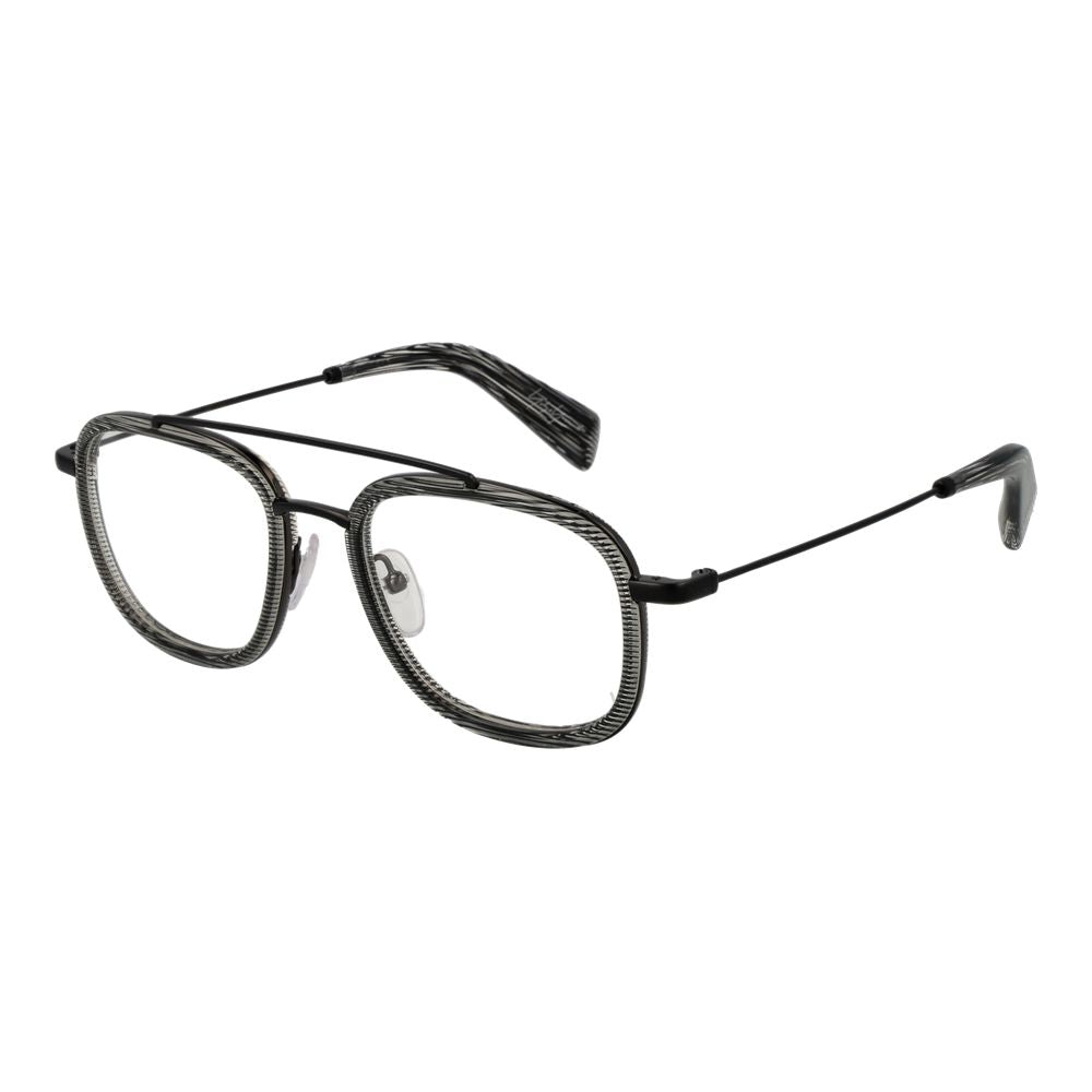 Yohji Yamamoto Gray Unisex Optical Frames