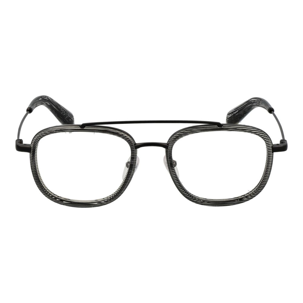 Yohji Yamamoto Gray Unisex Optical Frames