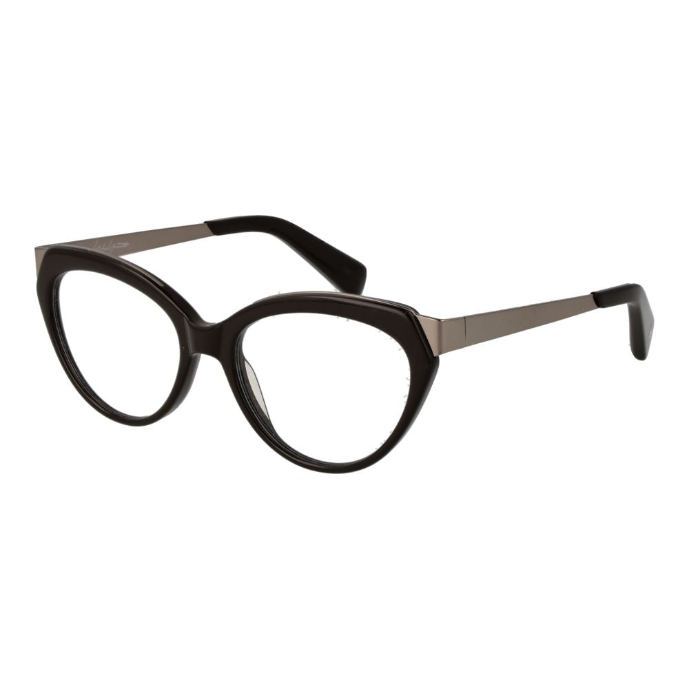 Yohji Yamamoto Brown Unisex Optical Frames