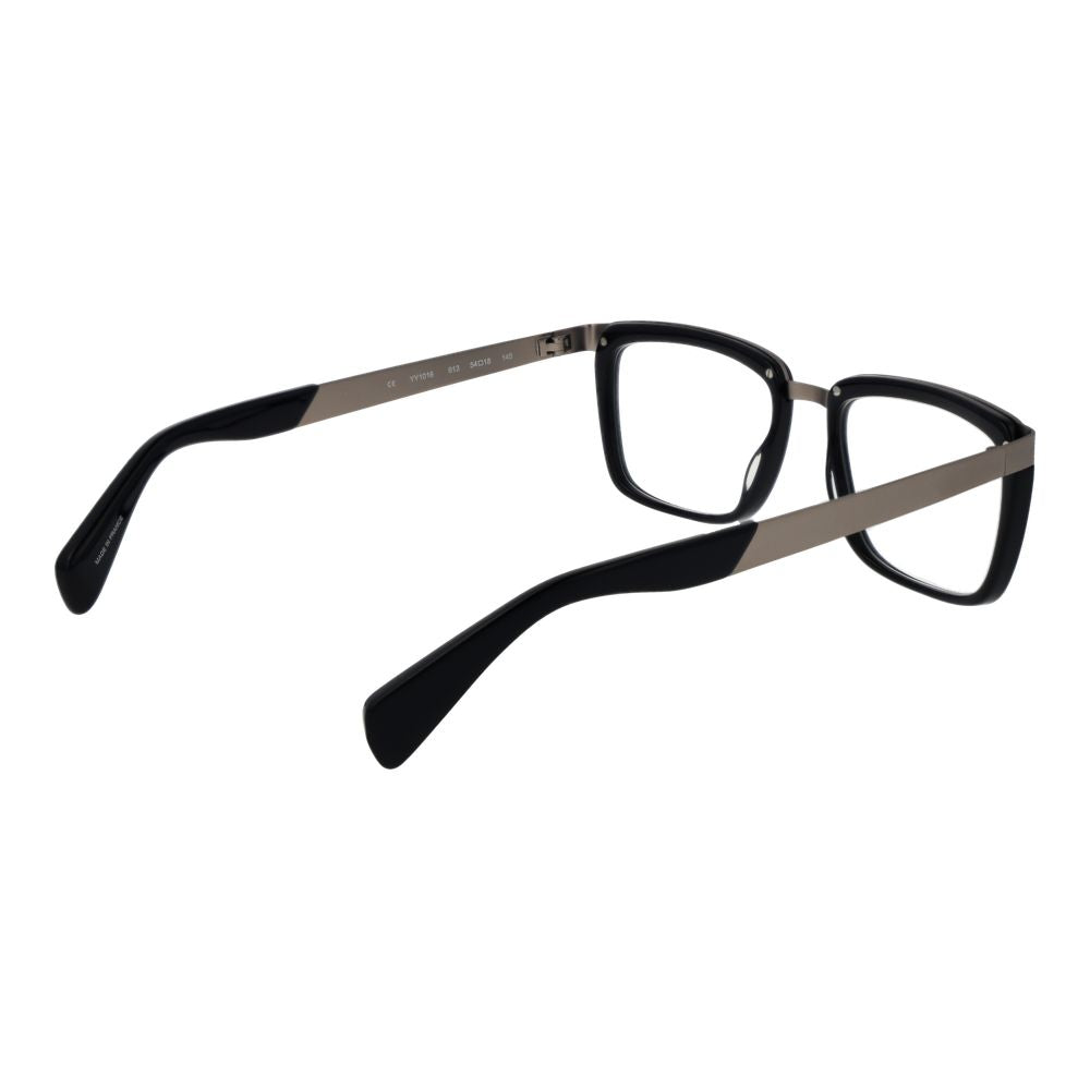 Yohji Yamamoto Black Unisex Optical Frames