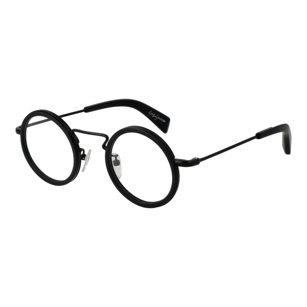 Yohji Yamamoto Black Unisex Optical Frames
