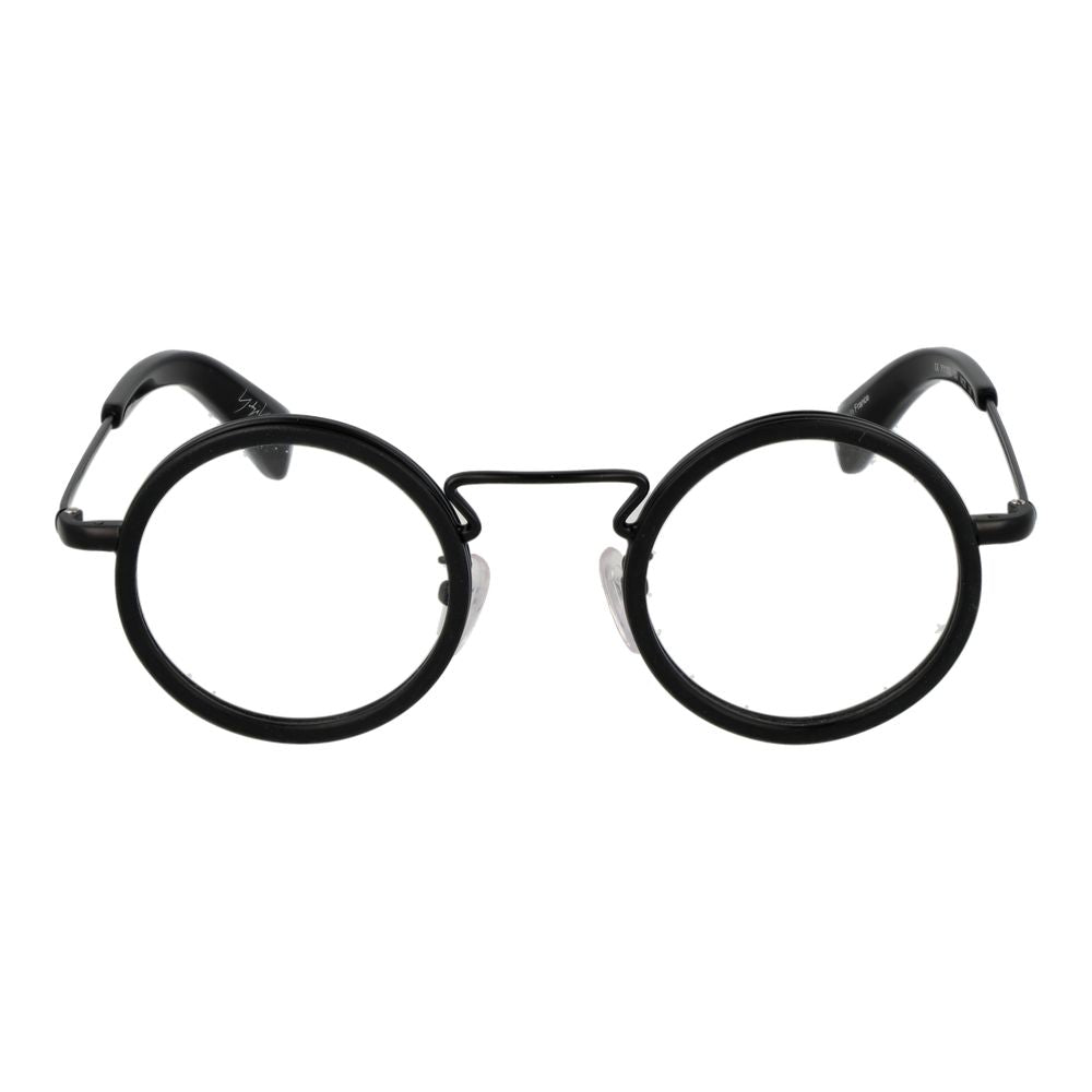 Yohji Yamamoto Black Unisex Optical Frames