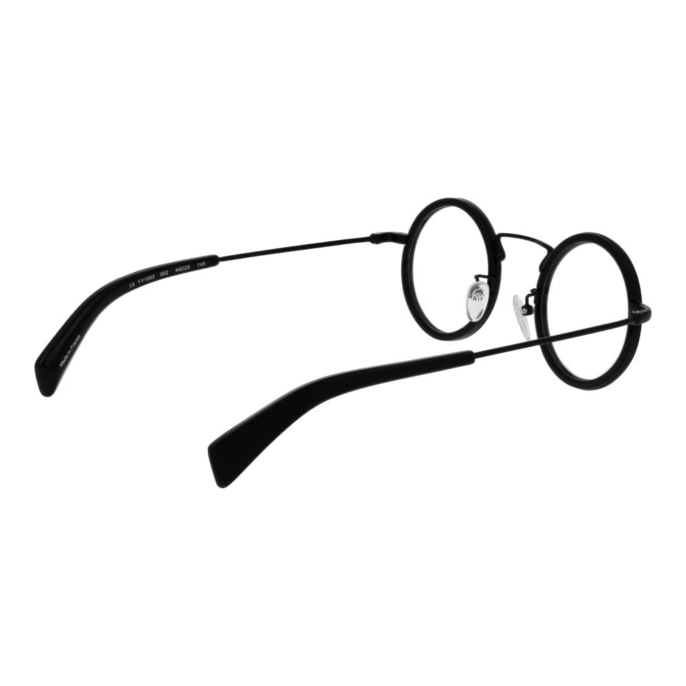 Yohji Yamamoto Black Unisex Optical Frames